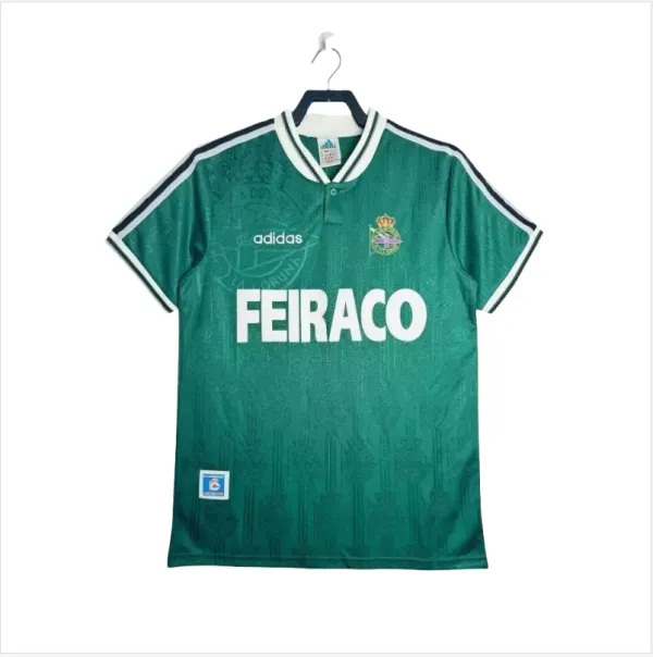 Men‘s retro Deportivo La Coruna   away Jersey 1999-2000