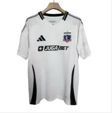 Mens Colo-Colo home  white Fans Soccer Jersey 2526