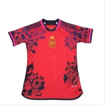 Mens  Spain training suit Football Jersey  red 2425