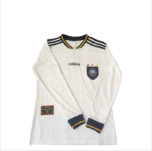 Retro Germany home Jersey Mens Long sleeve white 1996