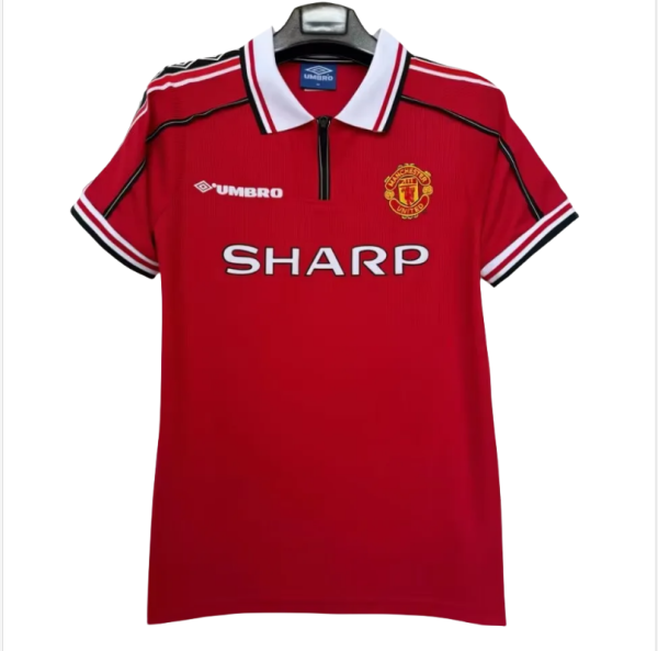 Retro Manchester United red Jersey   9899
