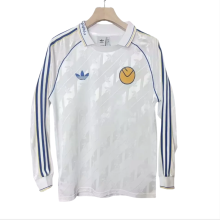 Retro Men‘s Leeds United  long sleeve Jersey white