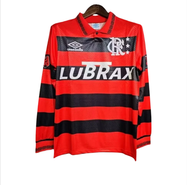 RETRO Mens  Flamengo   long sleeve Jersey 9495