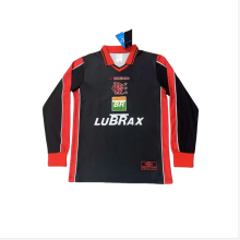 Retro  Flamengo  home Long sleeve Jersey Mens 9697