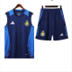 Mens  Al-Nassr  Vest short training Jersey blue 2425