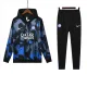 Mens full-pull hat Inter Milan black Training Suit  2425