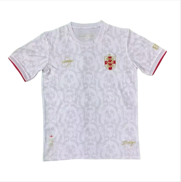 Mens England White Special Edition soccer jersey   2425
