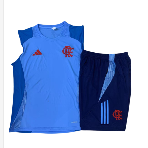 Mens Flamengo Light blue Vest short training 2425