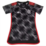 Womens  Flamengo second third away  Jersey 2425
