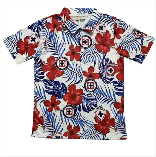 Mens Cruz Azul flower Jersey 2425
