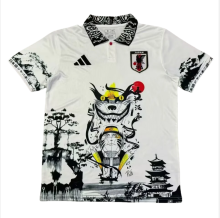 Mens Japan white Soccer Jersey  2425