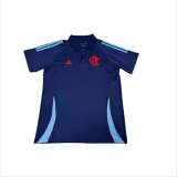 Mens  Flamengo  Goalkeeper Cyan POLO Jersey2425