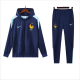 Mens France Hoodie Set Blue Jersey 2425