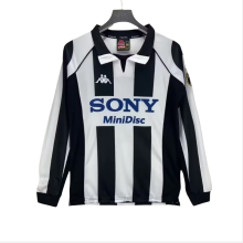 Retro  Juventus home Jersey Long sleeve Mens 9798