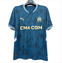 Mens Marseille Away  Fan Edition  white 2024/25