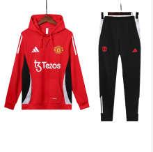 Mens full-pull hat Manchester United red Training Suit  2425