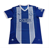 Mens Deportivo Alaves home  soccer jersey 2425