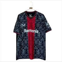 Mens Leverkusen special edition black  soccer jersey  2425