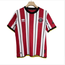 Mens Sheffield  home soccer jersey red 2425