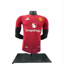 Mens Manchester United home  soccer jersey Player version 2425