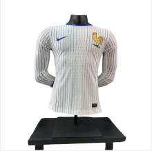 Player version Mens France  away Jersey Long sleeve  2425