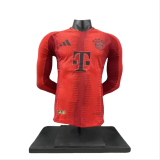 Player version Mens Bayern  home Jersey Long sleeve  2425