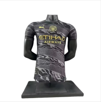 Player version  Mens Manchester City Dragon Dark Version soccer jersey 2024/25