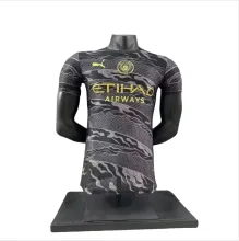 Player version  Mens Manchester City Dragon Dark Version soccer jersey 2024/25