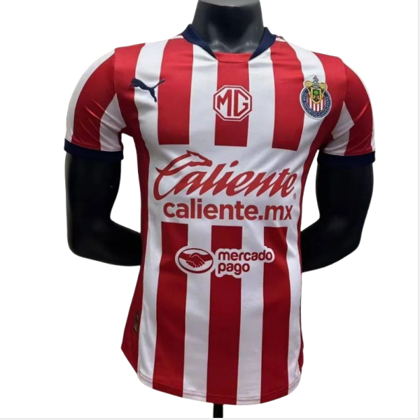 Mens Chivas home  Jersey Player Version  2425