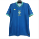 Mens Brazil away soccer jersey blue 2425