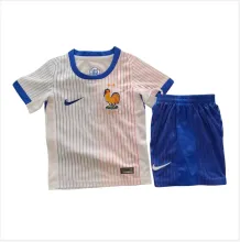 Kids France  away   soccer jerseys  2425