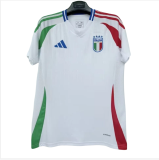 Mens Italy away soccer jersey white 2425