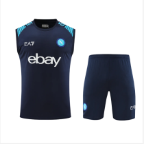 Mens Napoli blue Vest short training 2024/25