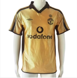 Retro  Manchester United  Jersey Mens 2001/02