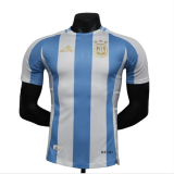 Mens Argentina home Jersey Player version 2024/25