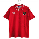 Retro  Wales Home Jersey Mens1992/94