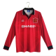 Retro Manchester United Home Long sleeve Jersey Mens1994-1996