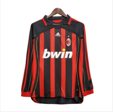 Mens Jersey AC  Home  Retro long sleeve 2006-2007