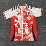 Mens Japan Dragon Ball Round Neck Red 2526
