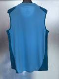Mens  Flamengo  training suit  vest Light Blue 2526