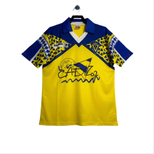 Retro Mens Cadiz home yellow  jersey  1991