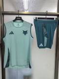 Mens Cruzeiro Short training vest light blue Jersey 2526