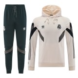 Mens  Real Madrid Light pink hoodie set 2024