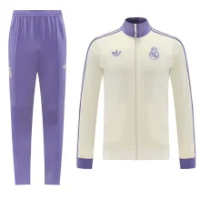 Mens Real Madrid  Beige suit Training suit 2024