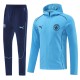 Mens Manchester City Sky blue hoodie set  Training suit 2024