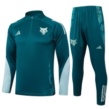Mens   Cruzeiro green  half-pull Suit 2025-26