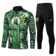 Mens  Half-pull Brazil  Green kit jersey2425