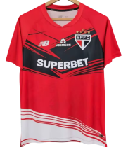 Mens cheap soccer jerseys  Sao Paulo training suit red black 2526