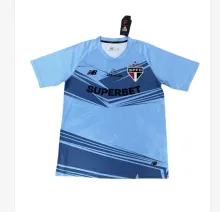 Mens cheap soccer jerseys  Sao Paulo training suit light blue 2526