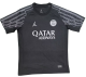 Mens PSG Paris third away black soccer jersey 2526